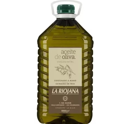 Aceite De Oliva Extra Virgen La Riojana 5 Litros