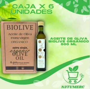 ACEITE DE OLIVA ORGANICO BIOLIVE