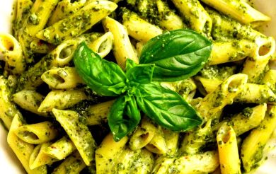 Receta de Pasta al Pesto con Aceite de Oliva