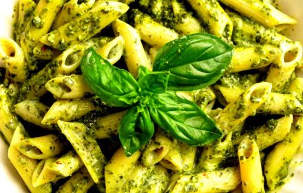 Receta de Pasta al Pesto con Aceite de Oliva