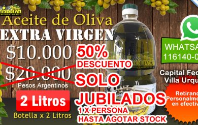 ACEITE DE OLIVA JUBILADOS