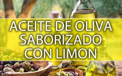 ACEITE DE OLIVA SABORIZADOS LIMON