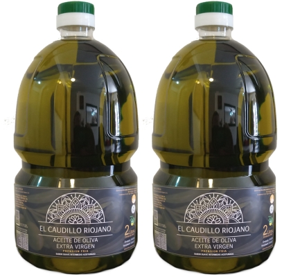 2 Botella de Aceite De Oliva Extra Virgen 2 Litros La Rioja