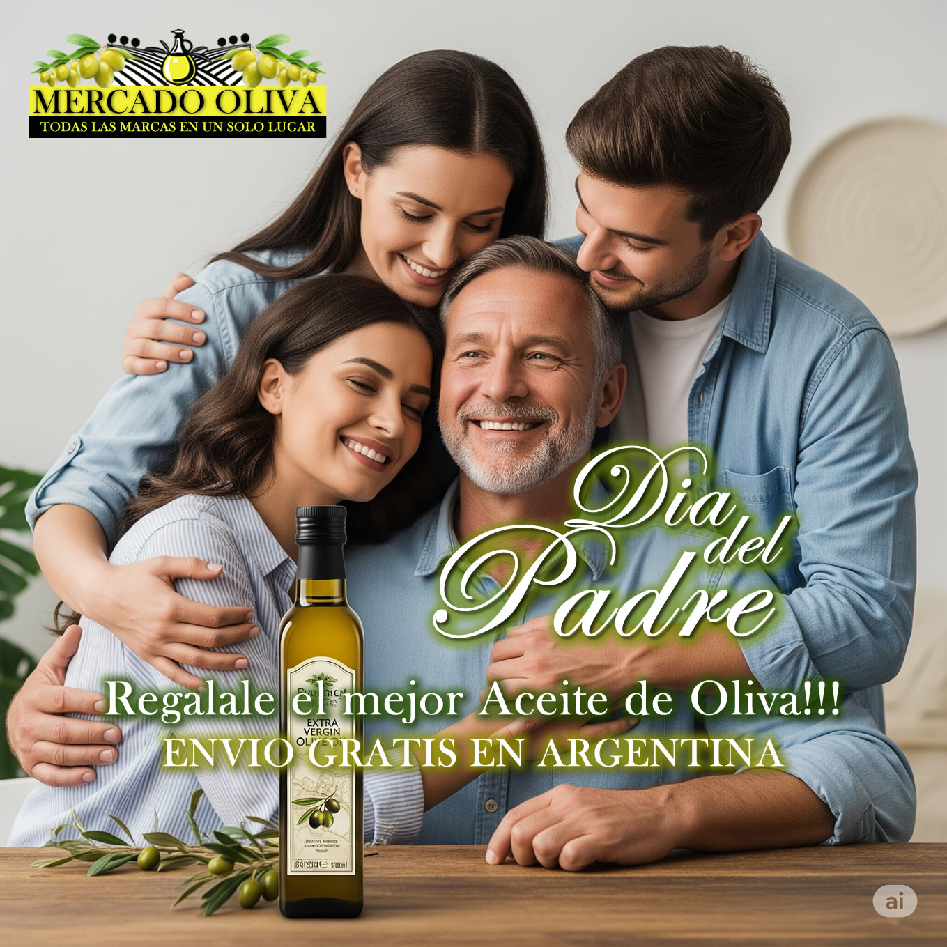 Dia del Padre Aceite de Oliva Argentina